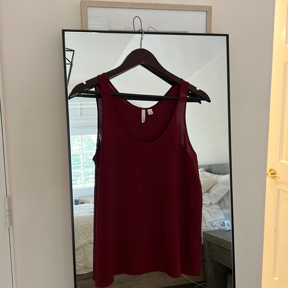 Nordstrom Small Purple Frenchi Blouse Tank